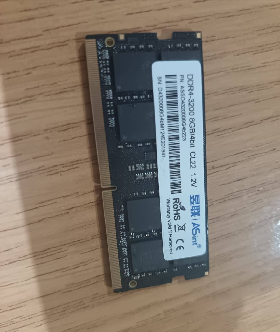 8GB DDR4 Laptop RAM Module