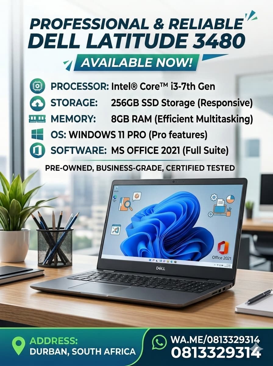 Refurbished Dell Latitude 3480